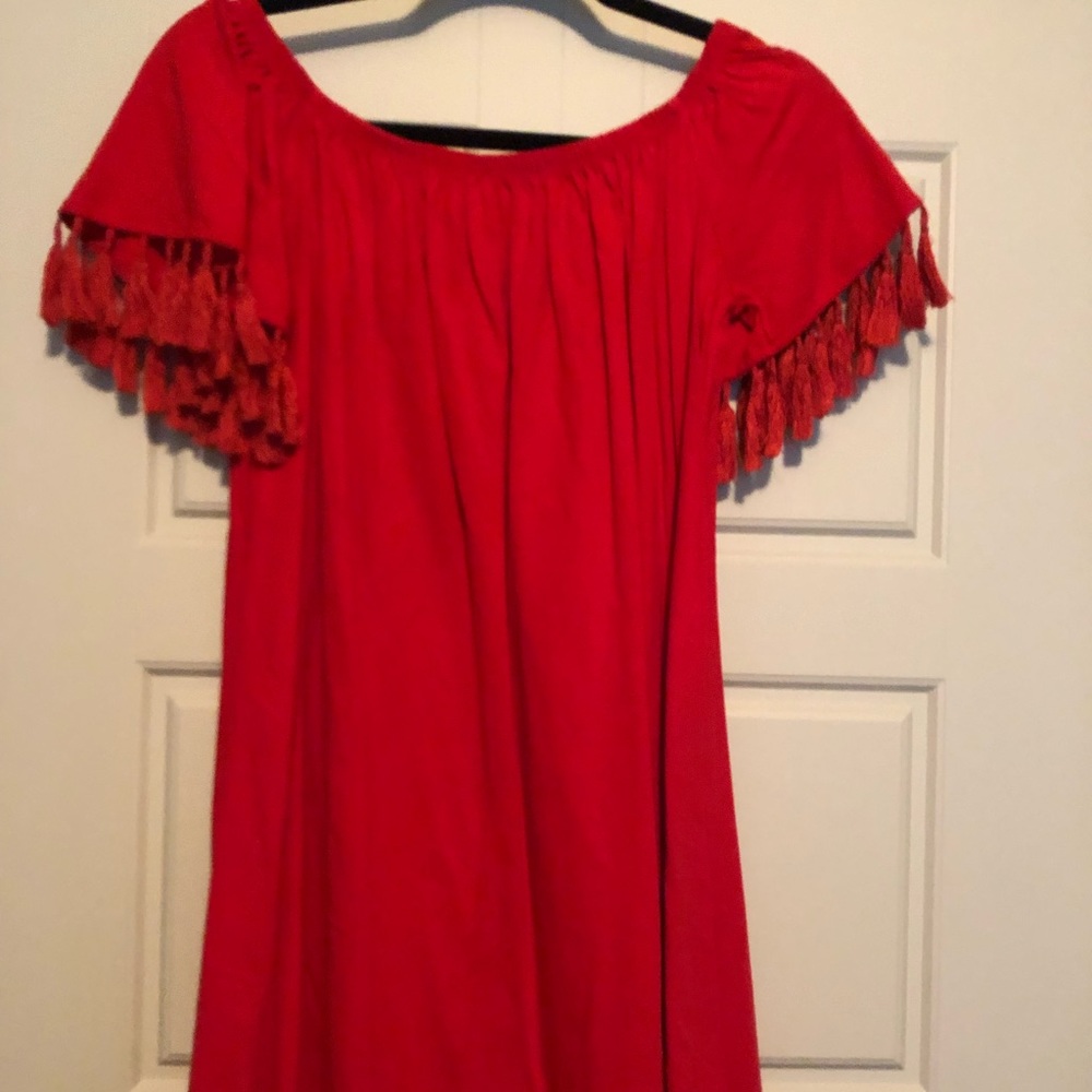 ASOS off the shoulder dress